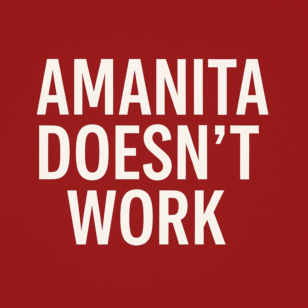 Amanita doesn't work